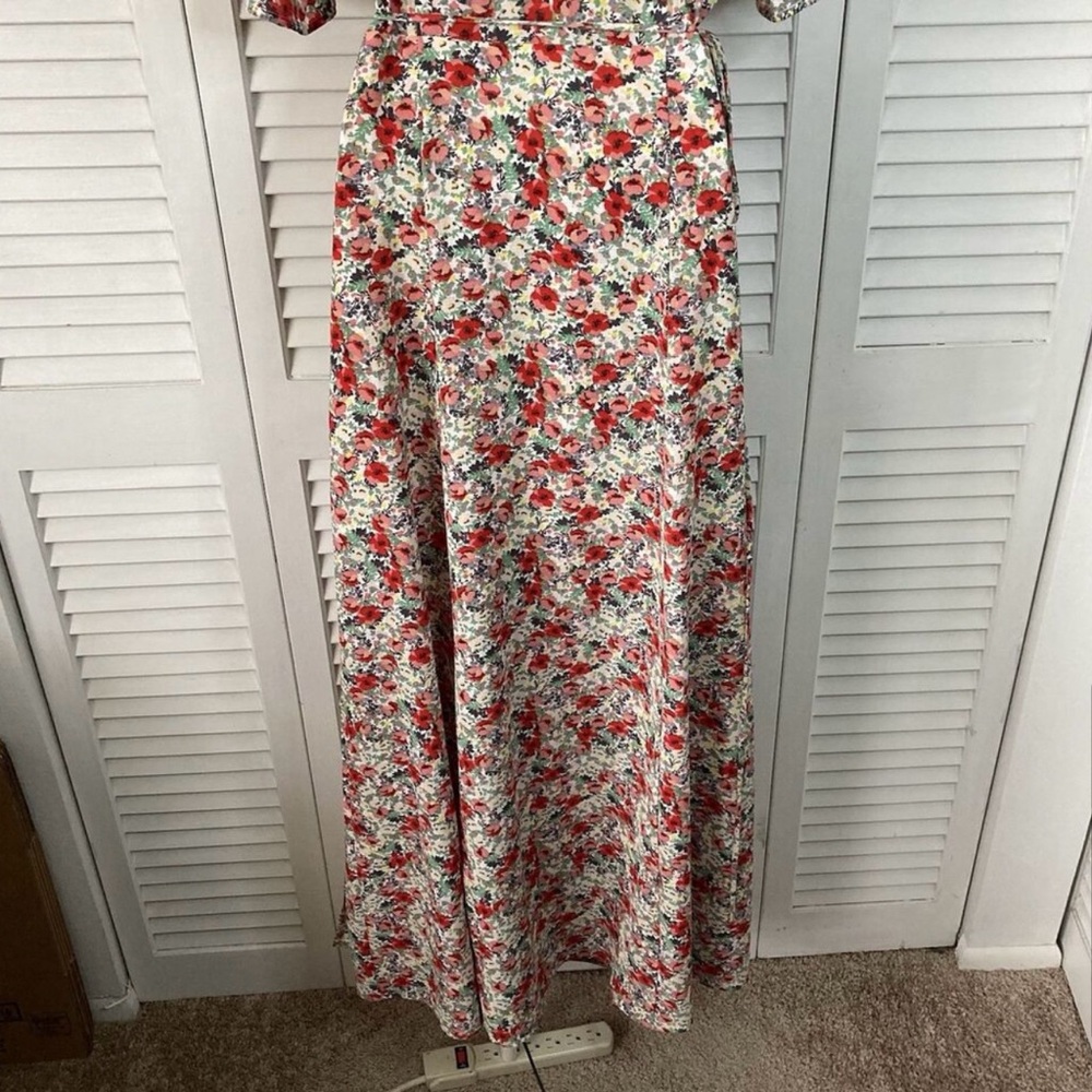 Lulu’s | Floral Maxi Wrap Dress | M - Picture 7 of 9
